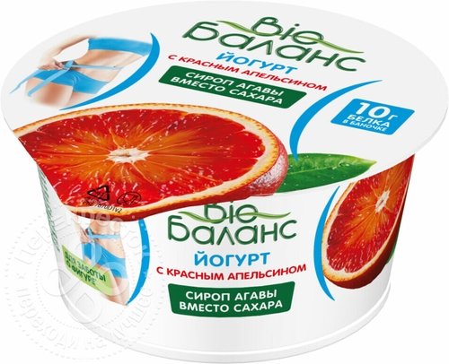 Йогурт Bio Баланс Красный апельсин 1.8% 130г Дионис 
