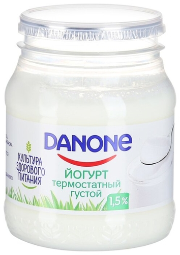 Йогурт Danone термостатный 1.5%, 250 г Дионис 