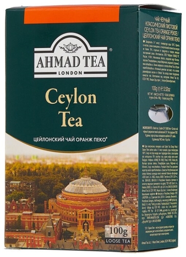 Чай черный Ahmad tea Ceylon tea OP Дионис 