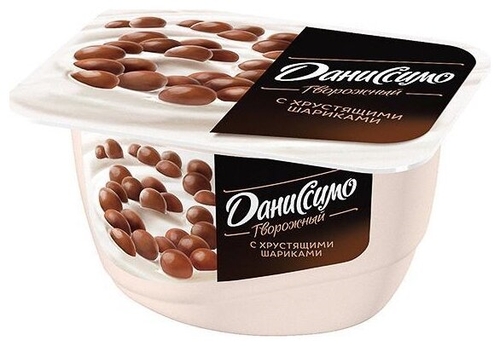 Творожный десерт Даниссимо с хрустящими шариками 7.2%, 130 г Дионис 