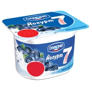 Йогурт Данон 7 полезных свойств лесные ягоды 4 шт. по 110 г. Дионис 