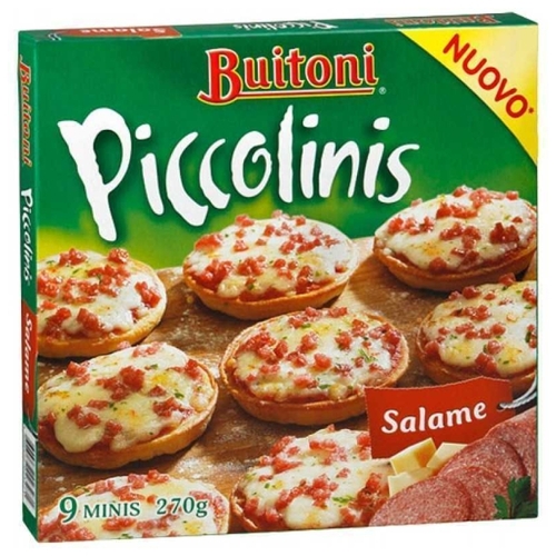Buitoni Замороженная пицца Piccolini Салями