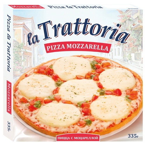 La Trattoria Замороженная пицца Моцарелла Доброном Миоры