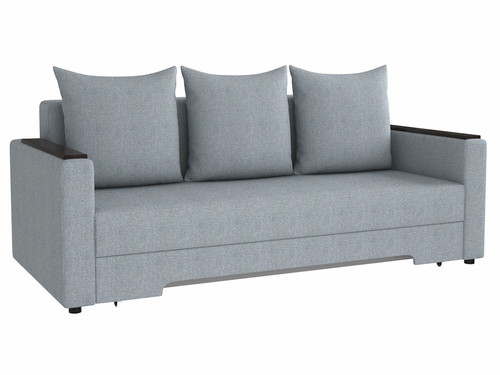 Прямой диван Первый Мебельный Диван Челси с подлокотниками Серый Дом Мебели 