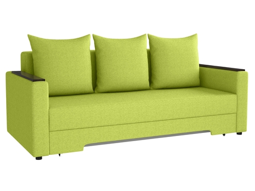 Прямой диван Первый Мебельный Диван Челси с подлокотниками Зеленый Дом Мебели 