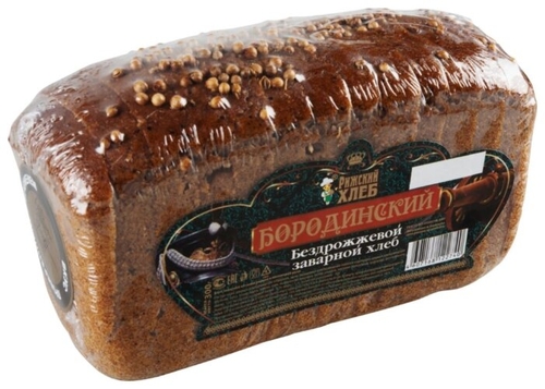 Рижский ХЛЕБ Хлеб Бородинский пшенично-ржаной заварной бездрожжевой в нарезке 300 г