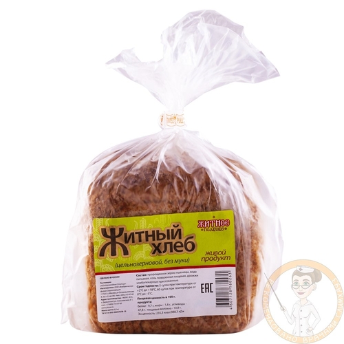 Хлеб цельнозерновой без муки 300 гр