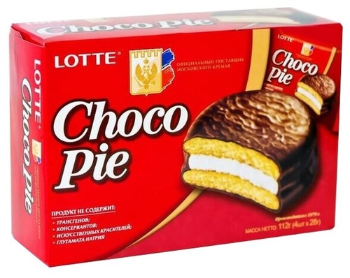 Пирожное Lotte Confectionery Choco Pie Домашний Жлобин