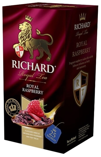 Чайный напиток красный Richard Royal raspberry в пакетиках Е-доставка 