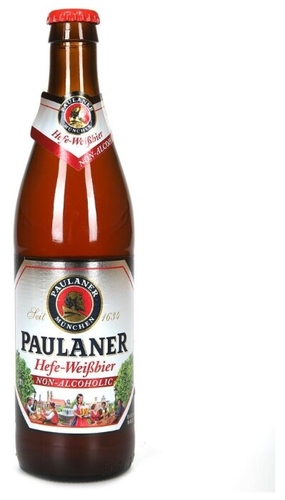 Пиво безалкогольное Hefe-Weisbier 0.35% Paulaner 0.5 л Е-доставка 