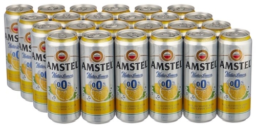 Пивной напиток безалкогольный осветлённый Амстел Natur Lemon 0,45 л х 24 шт