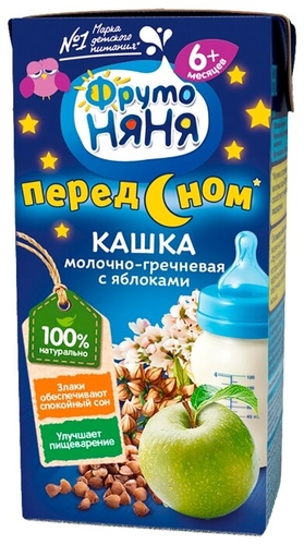 Каша ФрутоНяня молочная гречневая с Е-доставка Минск