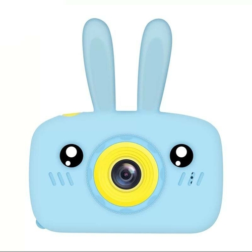 Детская цифровая камера фотоаппарат Shenzhen Electronics Зайчик голубой Евросеть 