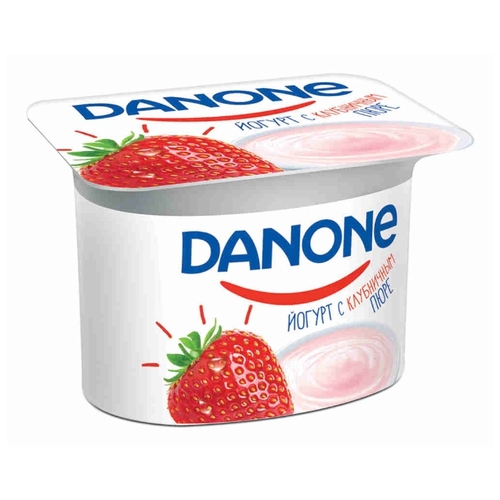 Йогурт Danone с клубникой 2.9%, 110 г