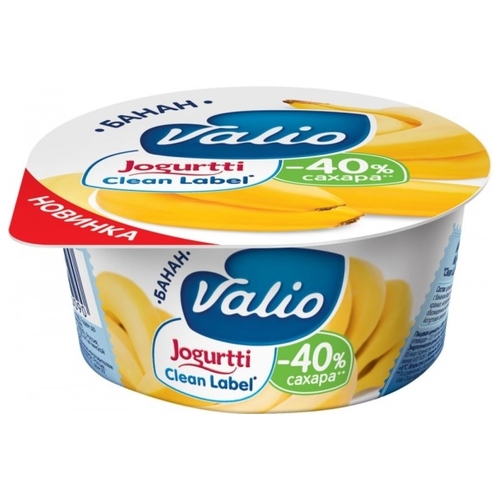 Йогурт Valio Банан 2.9%, 120 Евроопт Пружаны