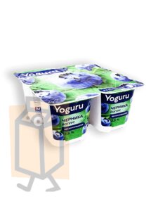 Йогурт Yoguru черника 2,5% 4 Евроопт Светлогорск