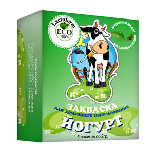 Закваска для йогурта Lactoferm-Eco (домашняя Евроопт Червень