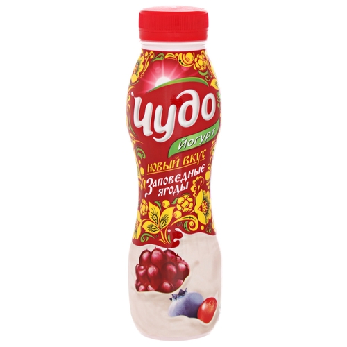 Питьевой йогурт Чудо заповедные ягоды Евроопт Буда-Кошелево