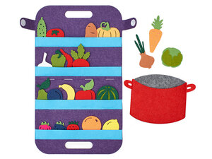 Сумка-игралка Овощи,фрукты и ягоды, Smile Евроопт Лида