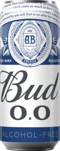 Пивной напиток Bud безалкогольный в жестяной банке 0,45 л, 0.45 л.