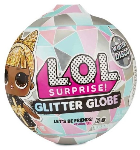 Кукла-сюрприз MGA Entertainment в шаре LOL Surprise Winter Disco Glitter Globe, 8 см, 561606 Фантастик 