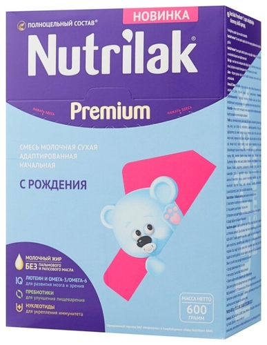 Смесь Nutrilak (InfaPrim) Premium 1 (с 0 до 6 месяцев) 600 г