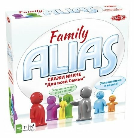 Настольная игра TACTIC ALIAS Family. Второе издание Фантастик 