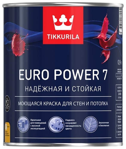 Краска Tikkurila Euro Power 7 для детской матовая