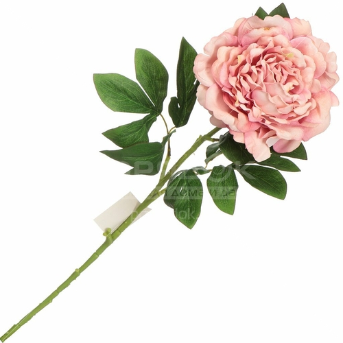 Цветок искусственный декоративный Пион розовый Галамарт 