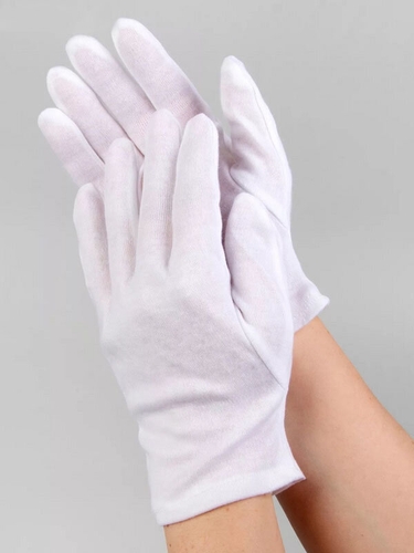 Перчатки хлопковые (Цв: Белый Размер: Галантея 