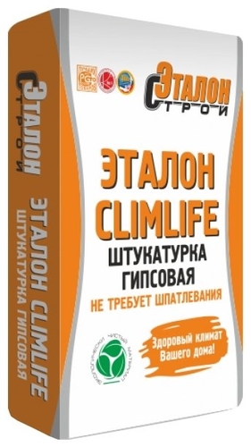 Штукатурка Эталон Строй ClimLife, 30 кг Гемма 