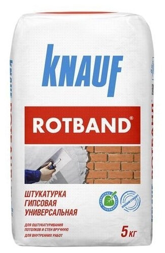 Штукатурка KNAUF Rotband, 5 кг Гемма 