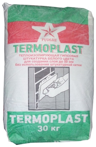 Штукатурка Русеан Termoplast, 30 кг Гемма 