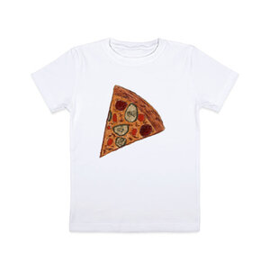 Детская футболка хлопок Пицца кусочек