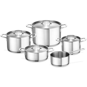 Набор посуды из 5-ти предметов Gourmet Regio материал нержавеющая сталь, цвет стальной, Fissler, Германия, 7211105 Гиппо 