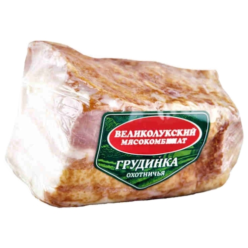 Великолукский Мясокомбинат Грудинка свинина Охотничья варено-копченая 300 г Гиппо 