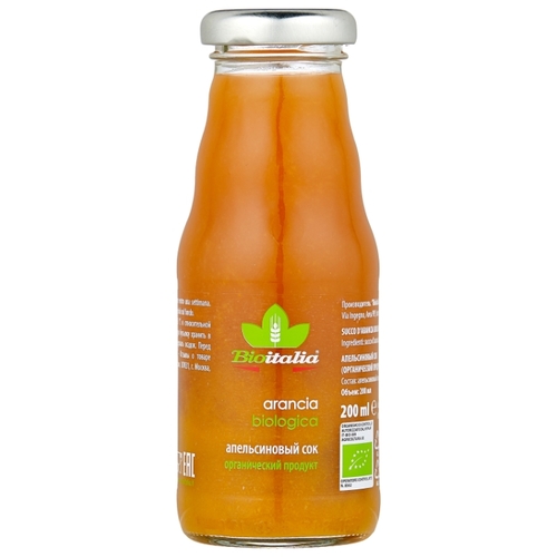 Сок Bioitalia Апельсиновый, без сахара