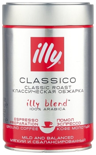 Кофе молотый Illy Espresso средняя Хит Лепель