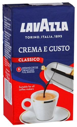 Кофе молотый Lavazza Crema e Gusto, вакуумная упаковка