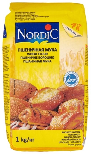 Мука Nordic пшеничная высший сорт Хит Пружаны