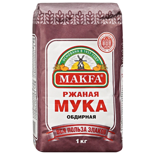 Мука Makfa 1кг ржаная хлебопекарная Хит Солигорск
