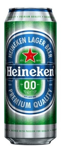 Пивной напиток Heineken 0.0 безалкогольный 0.45 л Хит 