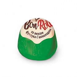 Конфеты Bon Roll со вкусом фундука и шоколада куполообразные, Красный Октябрь Хит 