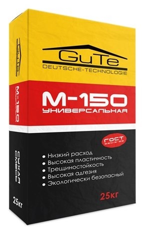 Пескобетон GuTe М-150, 25 кг Хоздвор Минск