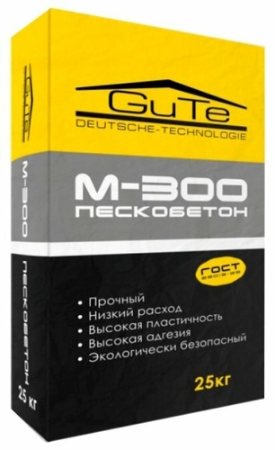 Пескобетон GuTe М-300, 25 кг