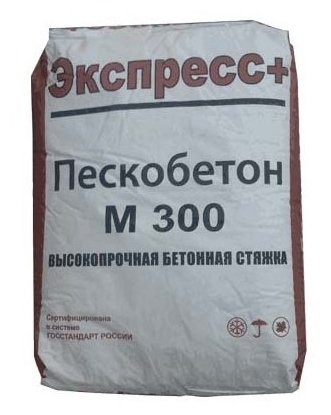 Пескобетон Экспресс+ М-300, 40 кг Хоздвор 