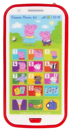 Интерактивная развивающая игрушка РОСМЭН Игрушечный телефон Свинка Пеппа