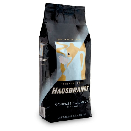 Кофе в зернах Hausbrandt Columbus, вакуумная упаковка Копеечка 