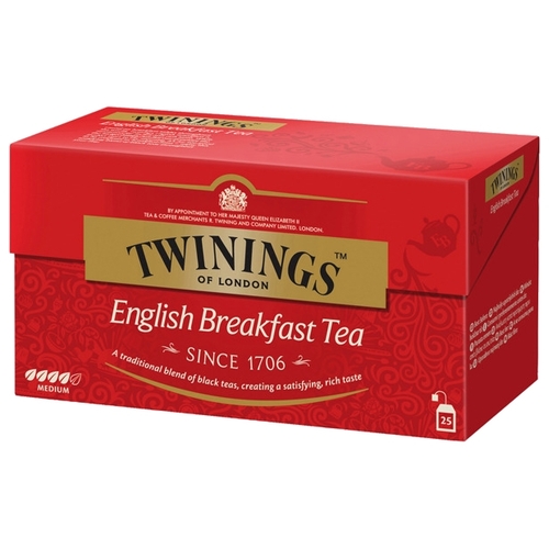 Чай черный Twinings English breakfast в пакетиках