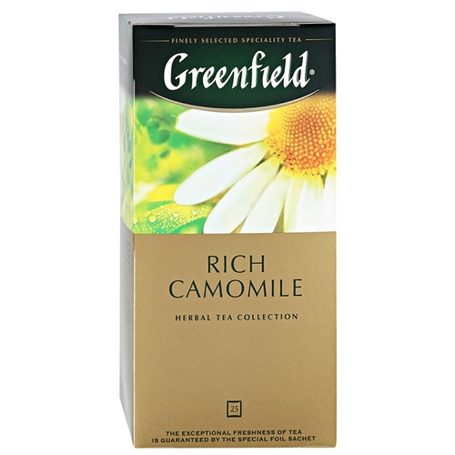 Чайный напиток травяной Greenfield Rich Camomile в пакетиках
